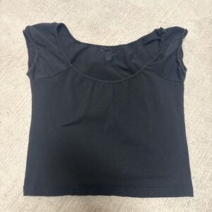 Brandy Melville Black Crop Top